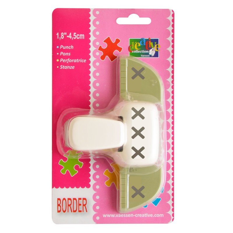 Vaessen Creative Border Punch - Cross Stitches - 9,6 x