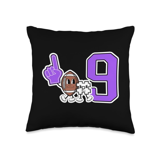 Retro Football Player Apparel Retro Purple Foam Finger Football Player