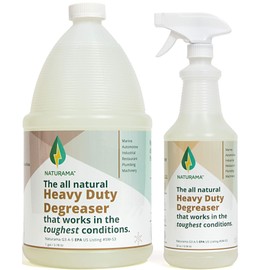 Naturama Heavy Duty Degreaser: Eco-Friendly, Odorless, AND Powerful. A Great Cleaner for Kitchen, Automotive, and Industrial Purposes. Removes grease, oil, and grime. (Refill)
