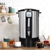 alelarocr Commercial Coffee Urn 50 Cups（12L, Stainless Steel Large-Capacity Coffee