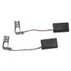 vhbw 2 x Carbon Brush Motor Carbon 4.8 x 9.8
