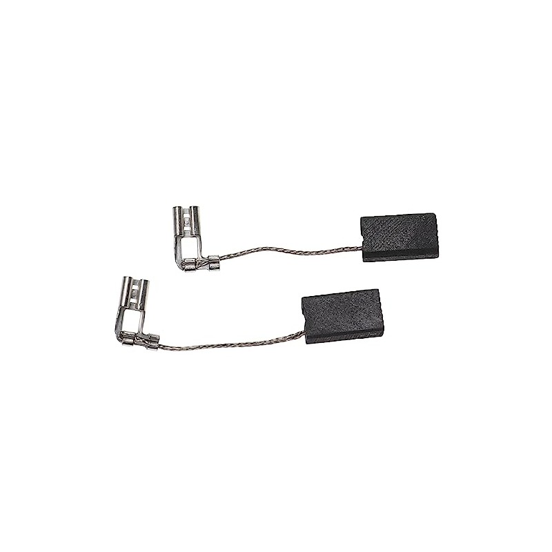 vhbw 2 x Carbon Brush Motor Carbon 4.8 x 9.8