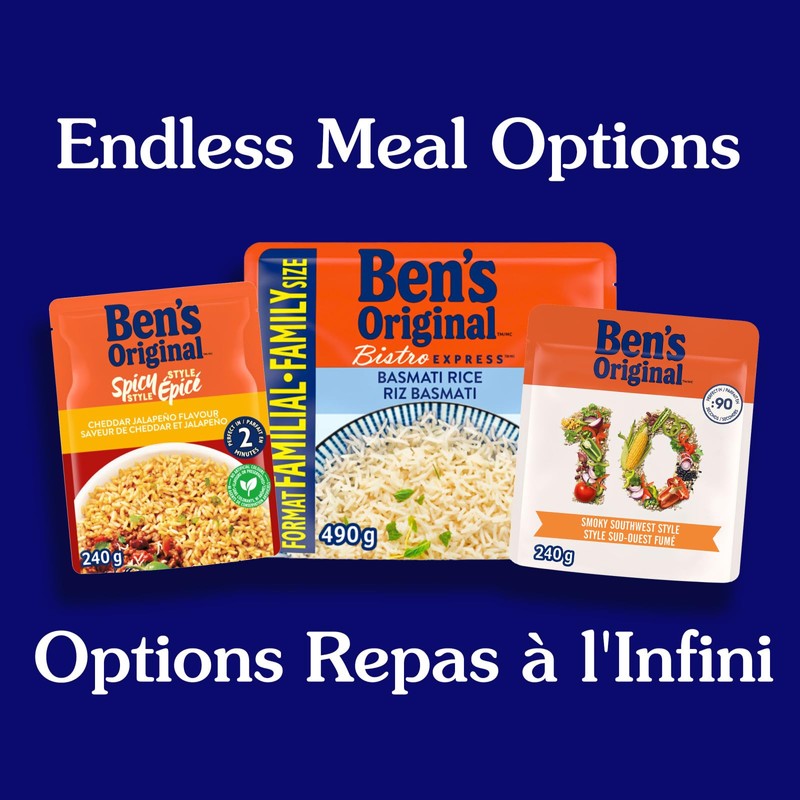 BEN'S ORIGINAL Spicy Style Cheddar & Jalapeno Flavour, Long Grain