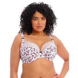 Elomi Lucie Underwire Plunge Stretch Bra Rumble 34HH (US 34L)