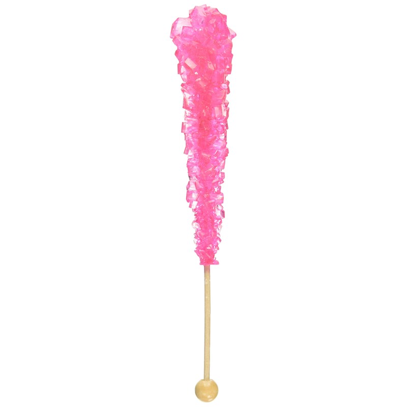 Rock Candy Crystal Sticks Pink Cherry 12 ct.