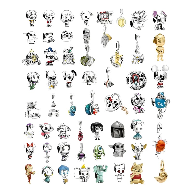Charms Dijes Diversos Modelo Plata S925 Calidad Premium Joya
