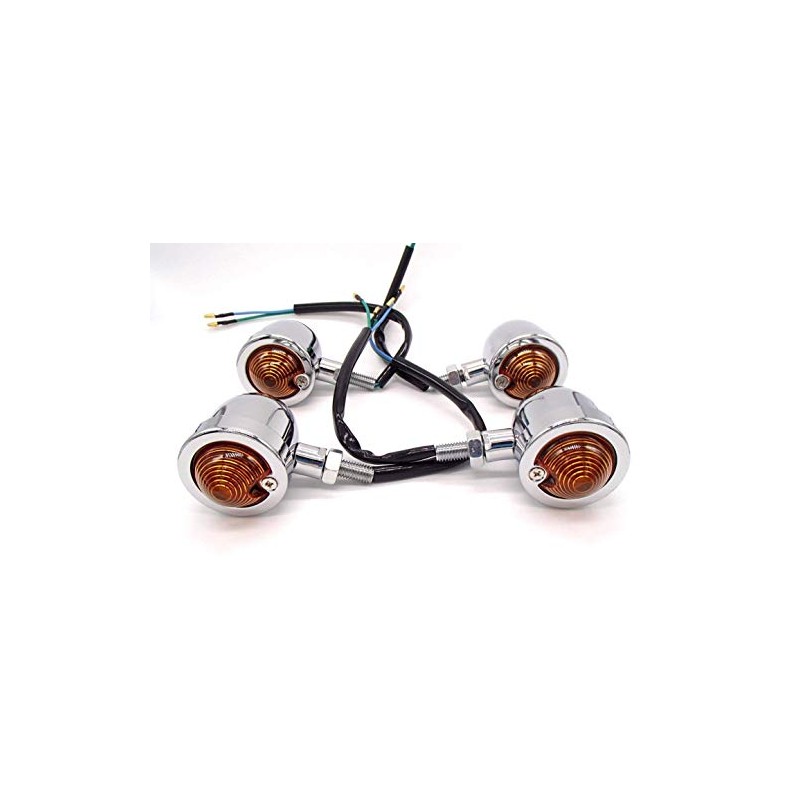 Karun Steed Monkey Bullet Turn Signals Set of 4 Billet