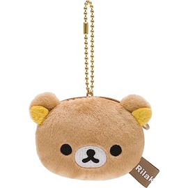 San-x Rilakkuma CK69201 Mini Mini Plush Coin Case, H 3.3 x W 2.4 x D 1.2 inches (8.5 x 6 x 3 cm)