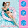 LUMOOM Adult Swimming Ring, Large Swimming Hoop, 120 cm Inflatable