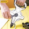 Utoolmart 100m / 328ft Tape Measure,Portable Steel Frame Ruler, Metric