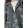 MISSACTIVER Women Star Graphic Zip Up Hoodies Y2k Drawstring Star