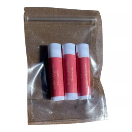 Kellie's Organics Organic Lip Balm For Dry Cracked Lips 3 Count