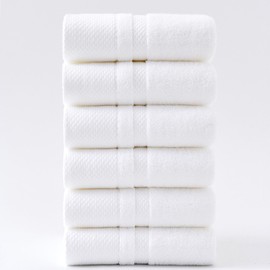 KOILIFE Towels 100% Cotton Hand Towel set  6 Pcs