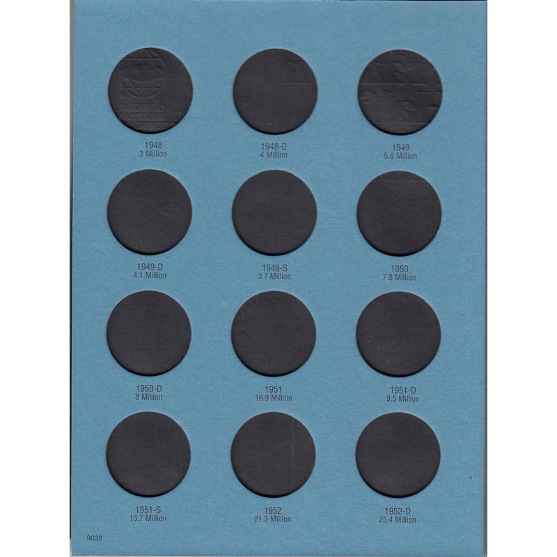 Whitman US Benjamin Franklin Half Dollar Coin Folder 1948 -