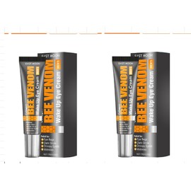 2 Flaschen Collagen Bienengift Augencreme,Anti Aging Under Augencreme Männer,Anti Augenringe Männer,Bienengift Wake up Augencreme,für Gegen Falten,Augenringe,Tränensäcke und Schwellungen(15g*2)