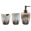 Paseo Road Clearwater Pines 3 Piece Rustic Countertop Bathroom Accessory
