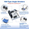 45 Degree Tile Chamfering Tool, Angle Grinder Tool with Stand