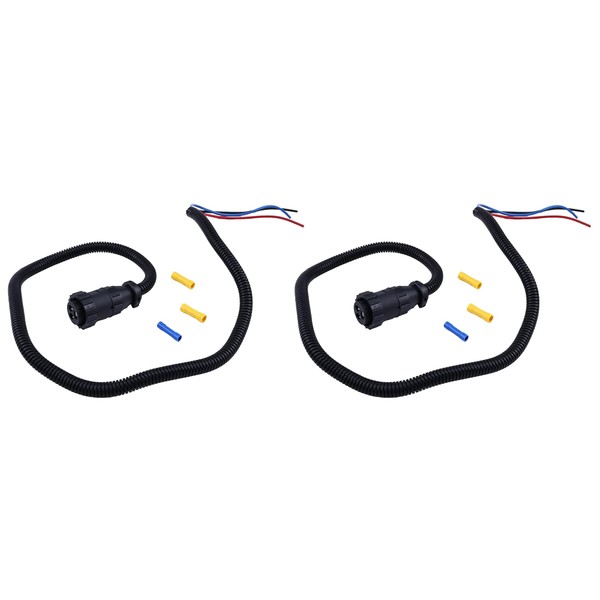 2PCS 3 Pin Auxiliary Power Connector Kit 187103A1 RE37651 Compatible