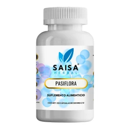 Pasiflora 100% Pura 120 Cápsulas Premium Saisa Herbal