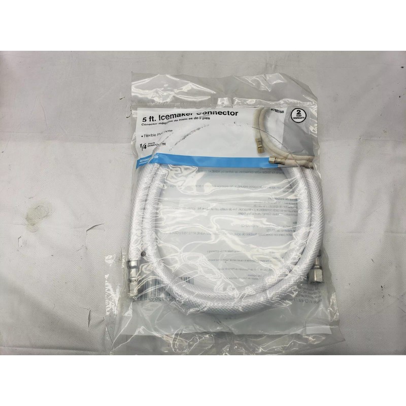 Universal 5 Foot Refrigerator Icemaker Connector Flexible PVC Hose 1/4"