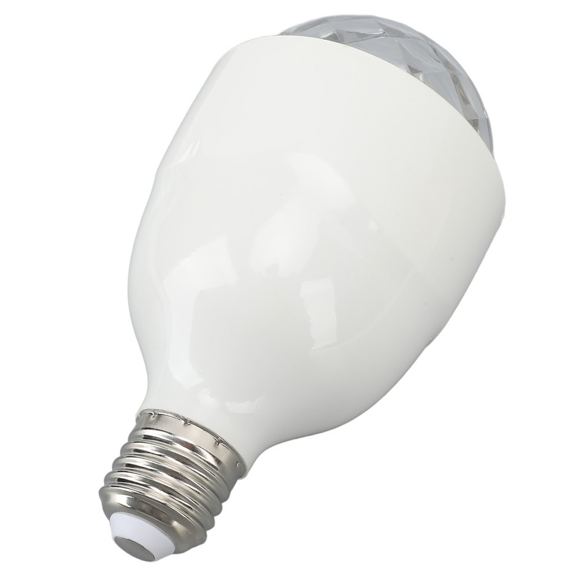 Disco Ball Lamp Bulb E27 Sound Activated Remote Control RGB