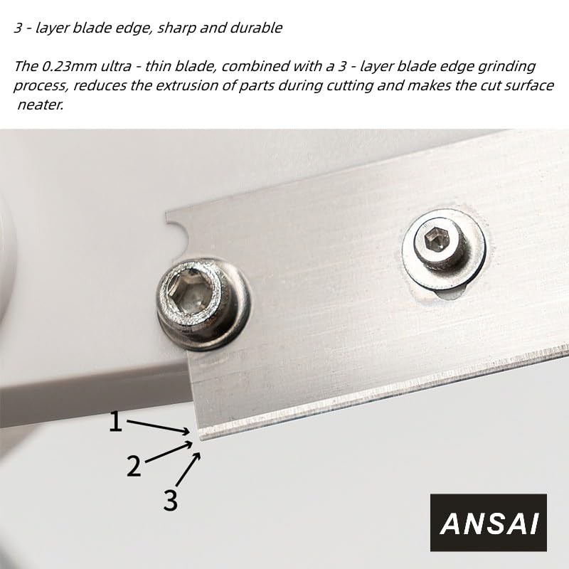 ANSAI Miter Cutter, Angle Cutting Station with 3 Replacement Blades,