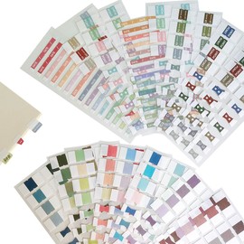 6 Pcs Monthly Tabs Monthly Calendar Stickers for for Planners Journal and Notebook Organizations (Style2-16Sheets)