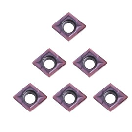 FTVOGUE 10pcs CNC Carbide Tips Inserts, CCMT060204 VP15T Lathe Turning Tool
