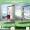 Unbranded Foldable Trampoline, Mini Rebounder Trampoline with Adjustable Handle, Exercise~