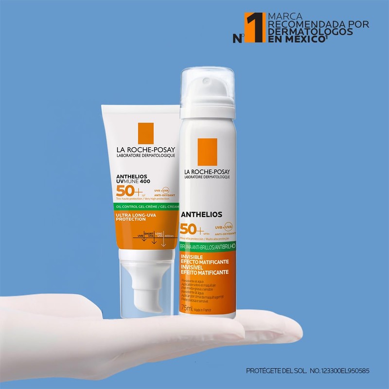 Rutina de Protección Solar para piel Grasa: Kit La Roche