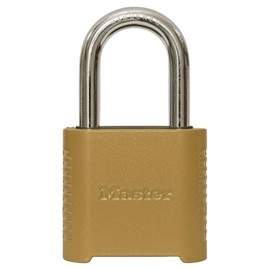 Master Lock Padlock 2 inches Steel Resettable Combination 1Pk