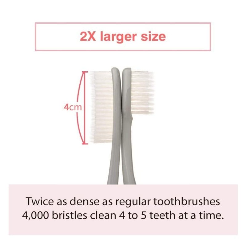 Samjung Wangta Soft Toothbrush, 10 Pack (Stone White) – Best