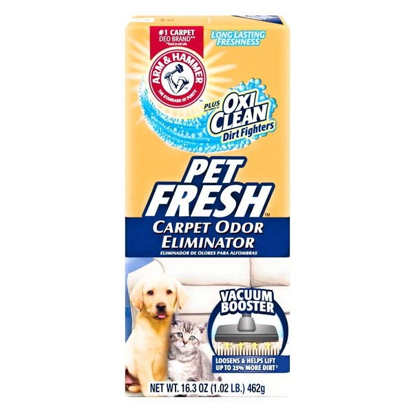 Arm & Hammer Pet Fresh Carpet Odor Eliminator, 16.3oz, Pack