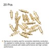 sourcing map Spring Test Probe Pin 20pcs 0.6mm Tip 6mm