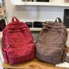 GAMLFL Canvas Backpack for Women Retro Aesthetic Rucksack Basic Backpack