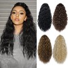 YAMEL Drawstring Ponytail Extension for Women Natural Black Synthetic 22