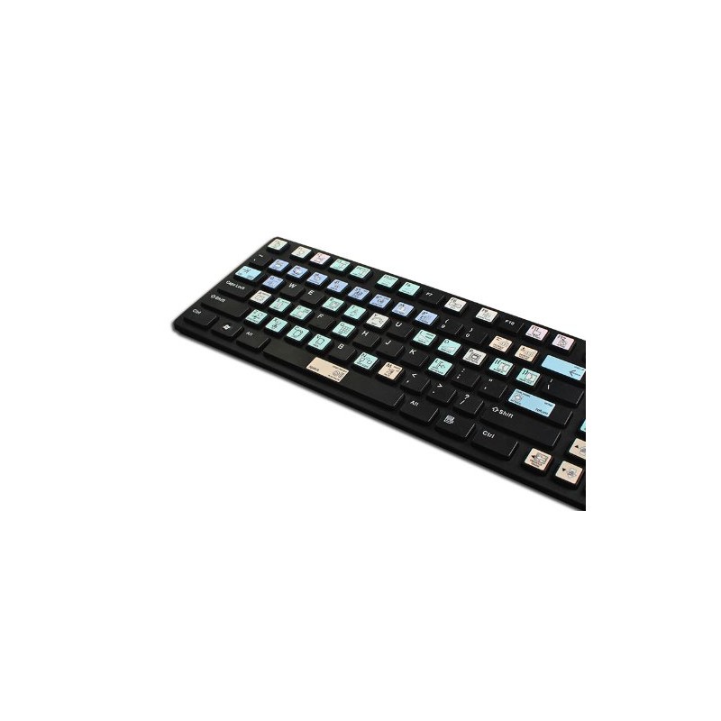 AVS VIDEO EDITOR GALAXY SERIES NEW KEYBOARD LABELS SHORTCUTS 12x12