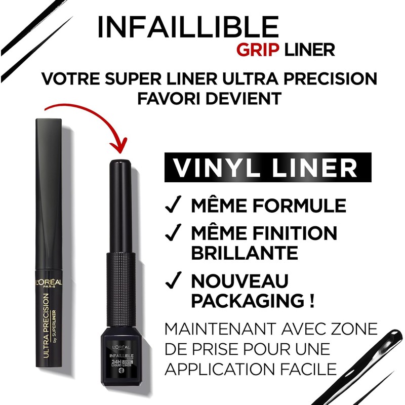 LINER LIQ INF GRIP NU VINYL BLACK