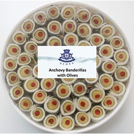 MARINATED ANCHOVIES WITH OLIVES 1 KG