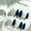 MunNail Sweet Snow Nail Tip - Long Point / MunNail