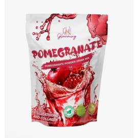 Cris Cosmetics Pomegranate Powder Drink Mix with Glutathione & Collagen - 20g x 10 Sachets