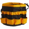 Custom Leathercraft4122 In & Out Bucket, 61 Pocket, Black/Yellow