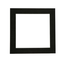 Nicola Spring Picture Photo Mount - to Fit Frame Size 8 x 8 for Image Size 6 x 6 - Black