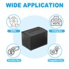PATIKIL Black Cardboard Raffle Box, 2 Pcs 6.5 x 4.5
