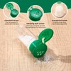Amyhill 100 Pcs Plastic Spice Bottles Spice Jars with Green