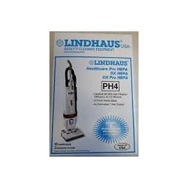Lindhaus HealthCare Pro RX CH Hepa PH4 Vacuum Cleaner 10 Bags 2 Filters