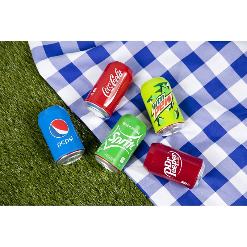 Silicone Can Covers (5 Pack), Hides Can as Soda, Sleeve
