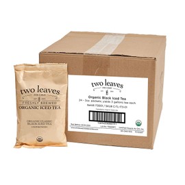 Two Leaves and a Bud Organic Black Iced Tea, 3 Ounce, 24 Count