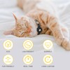 Cat Tracker Collar,No Subscription Cat Tracker(iOS Only),Waterproof Pet Tracker for