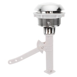 TOPBATHY Toilet Push Button Replacement Single Flush Toilet Switch Kit Compact Water Tank Part 4.7 X 3.9 X 2.2 Inches Easy Installation